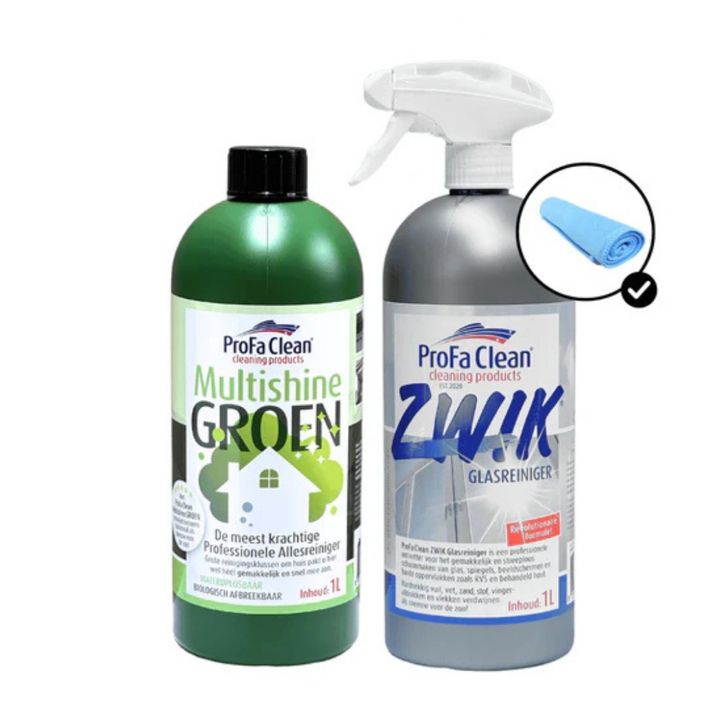 Multishine Grün + Zwik Glasreiniger (Duo-Rabatt)