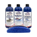 Starterpaket Boot & Yacht - 4 in 1 Reinigungsset für dein Boot