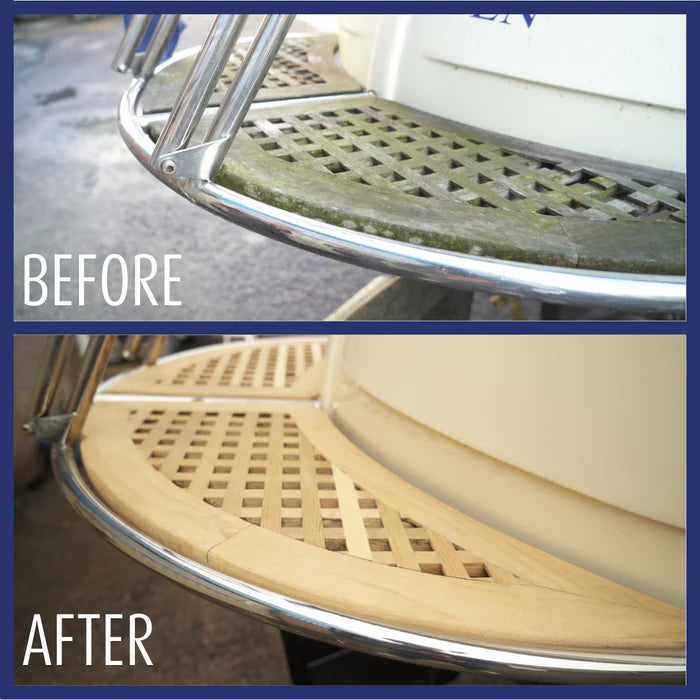 Teak-Paket - Teak 1&2 (Reiniger und Restaurator) + Unsere einzigartige Handbürste