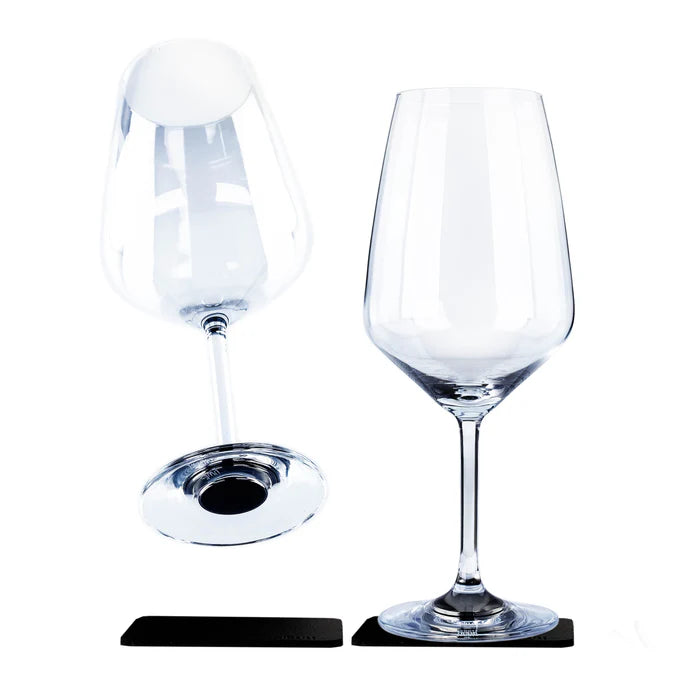 Magnet-Kristallgläser WEIN BORDEAUX 2er-Set